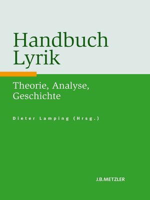 cover image of Handbuch Lyrik
